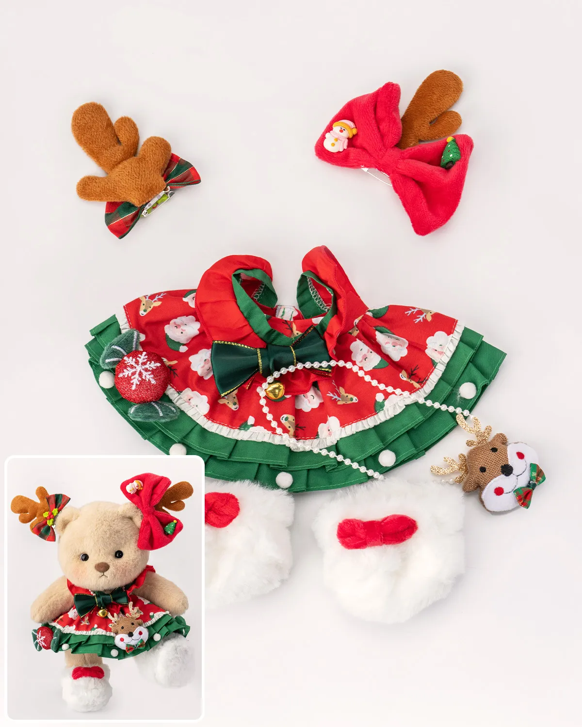 Holly, the Jingle Reindeer Bear Bibubears