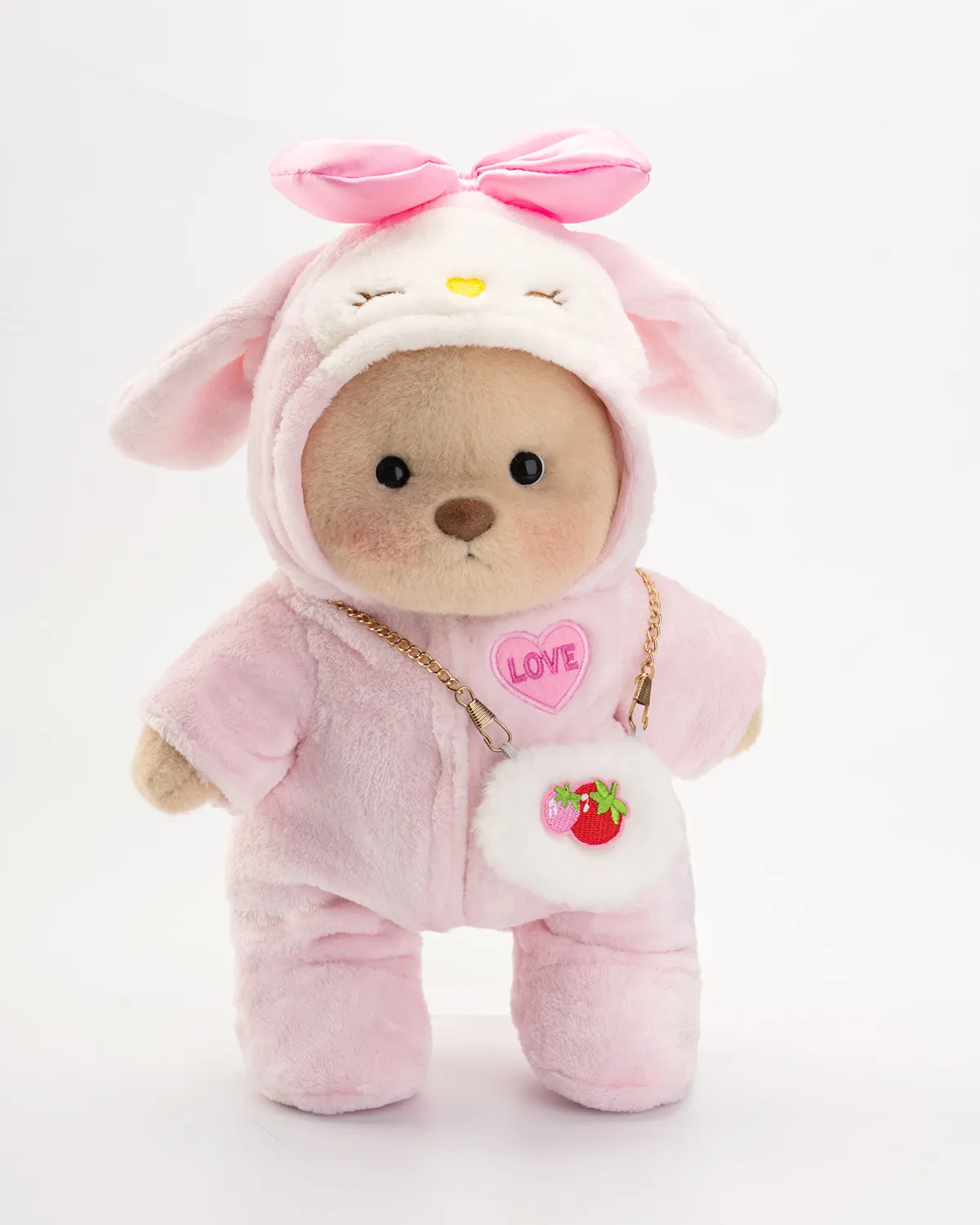 Bibu Bears- Bunny Beau, the Berry-Heart Hugger