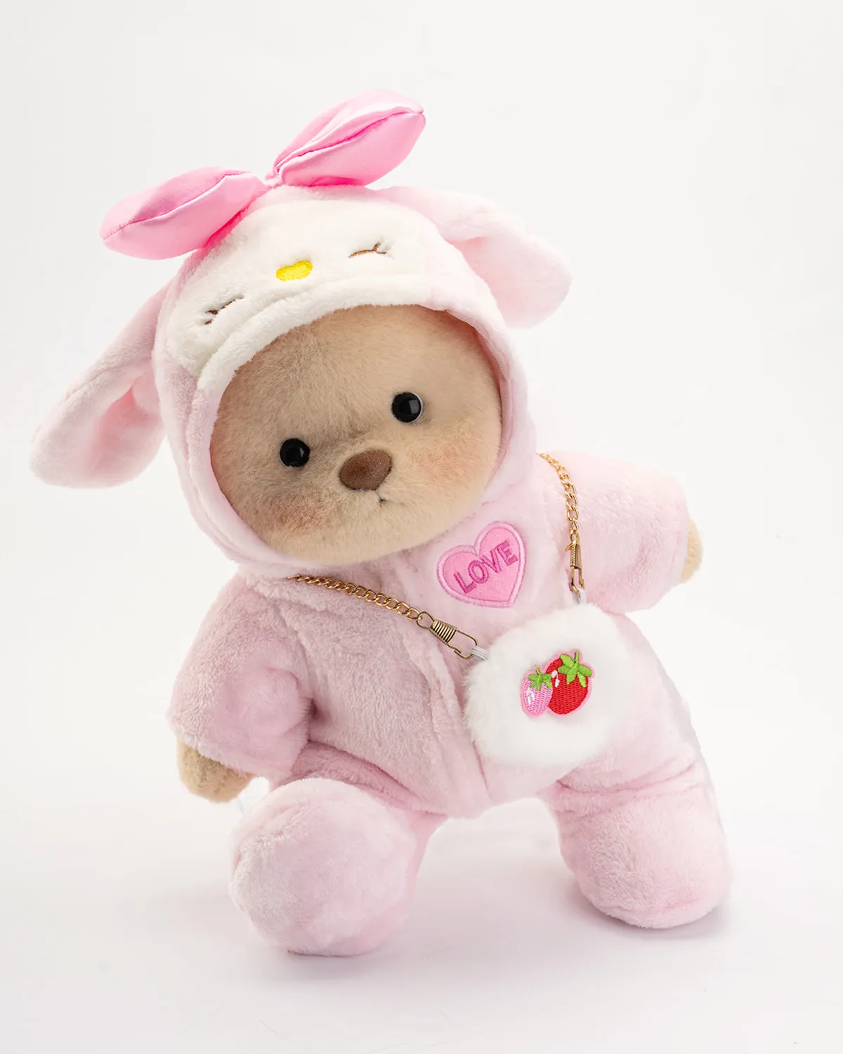 Bibu Bears- Bunny Beau, the Berry-Heart Hugger