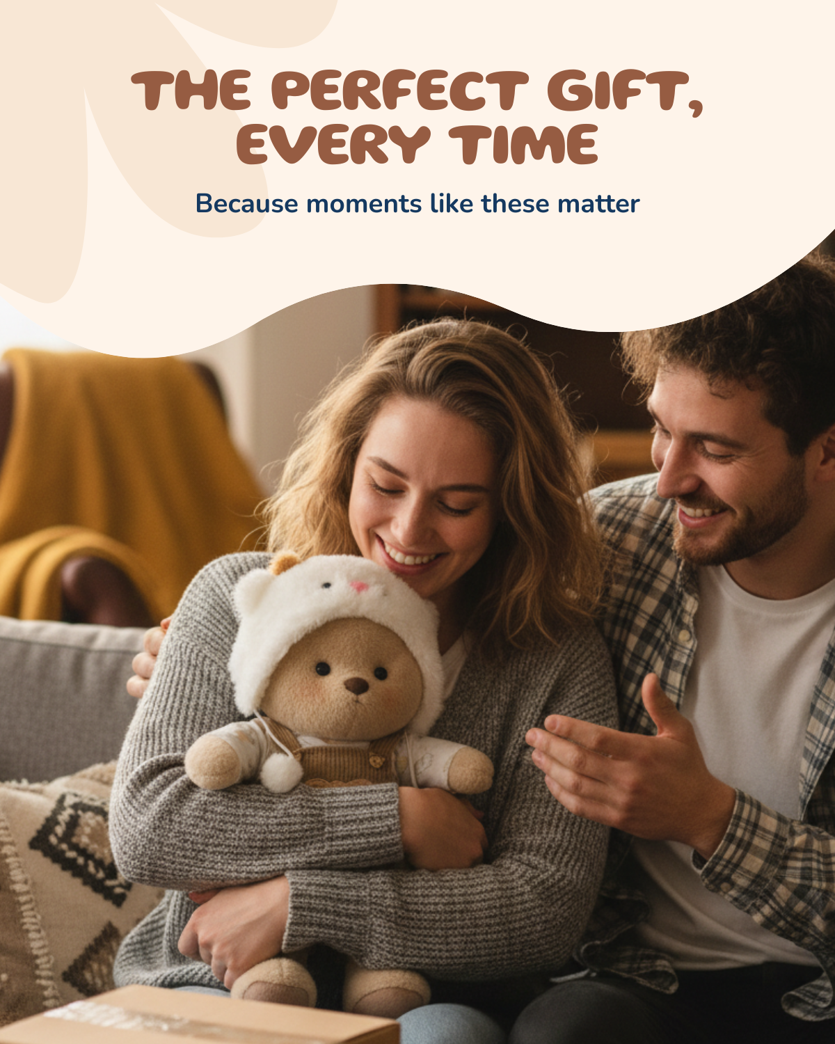 Woolly, the Gentle Goat Bear Bibubears